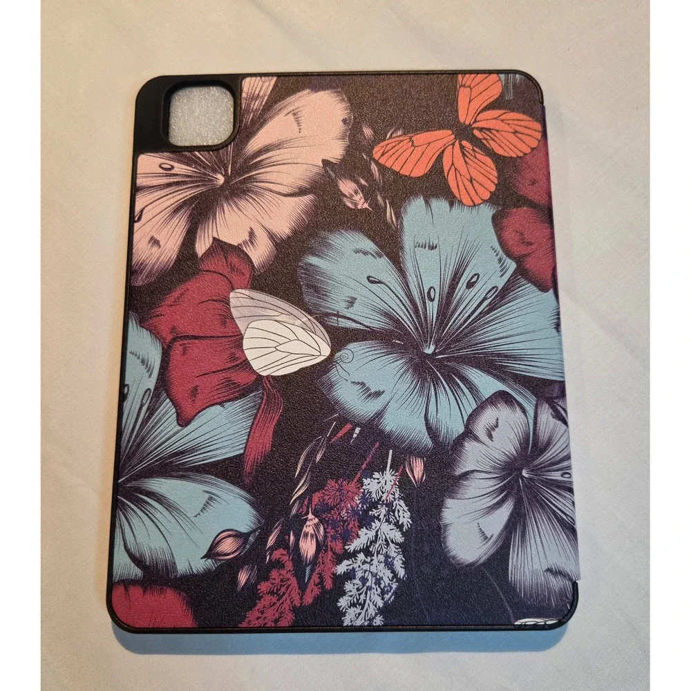 iPad Pro 11 Case Floral Butterfly Smart Folio 4th 3rd 2nd 1st Gen Cover